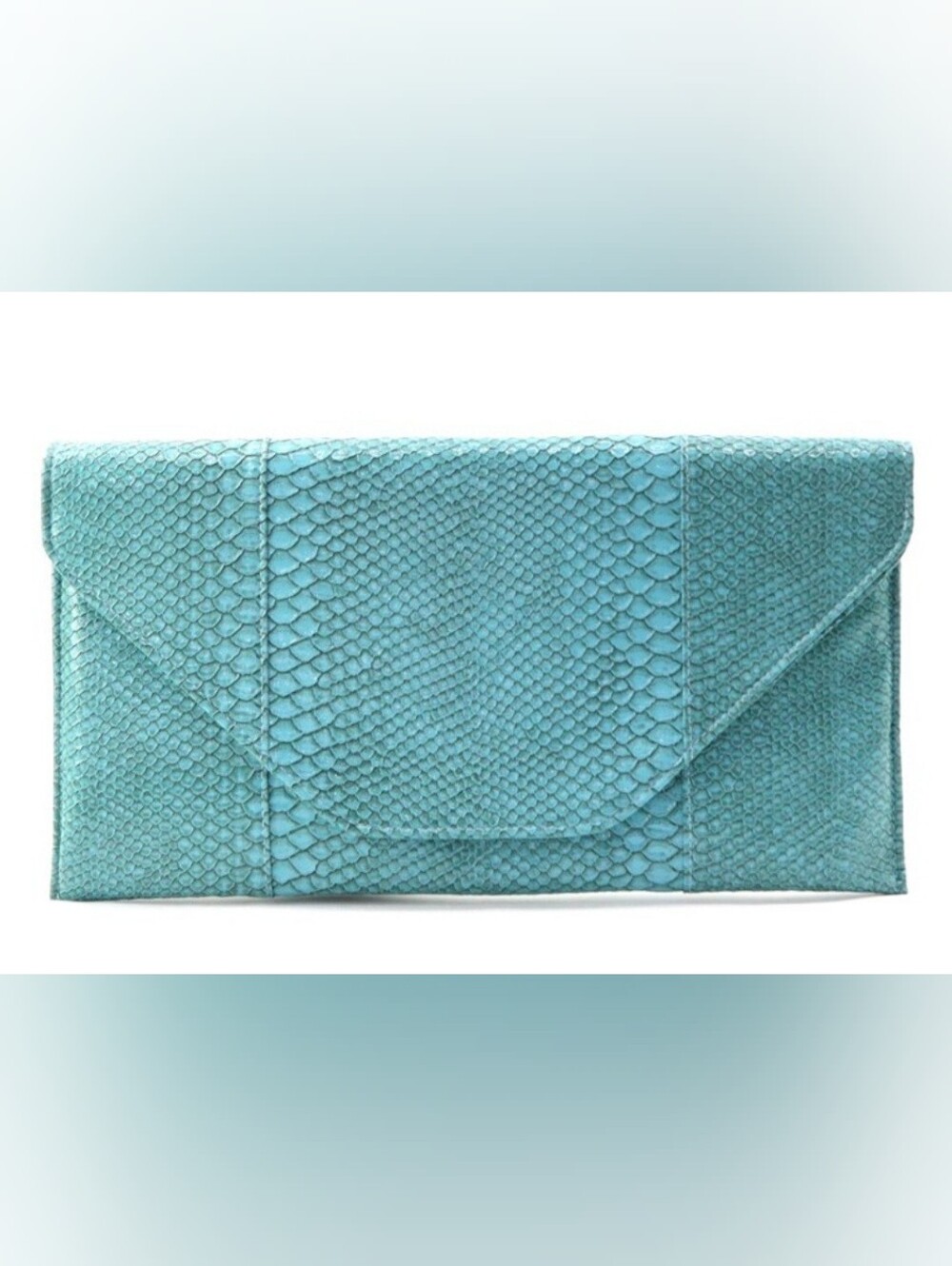 Elegant Turquoise Clutch